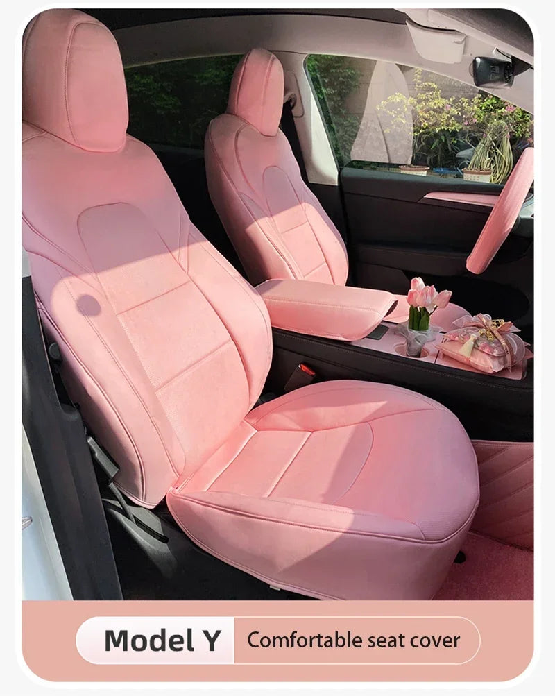 Tesla Model 3 highland Model Y juniper Center Console Storage Box Steering Wheel Cover Screen Frame Armrests Water Cup Limiter