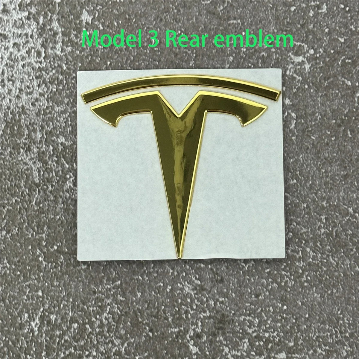 Tesla Car Front Emblem Rear Trunk Emblem Sticke for Model 3 Mode Y metal logo replacement rear and rear logos blackening