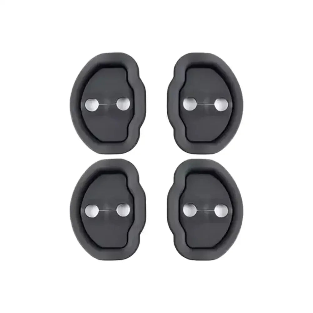 Door Shock Absorber Pad For Tesla Model 3 Y X S Highland 2024 2023 Flexible Lock Protector Silicone Auto Door Lock Latches Cover