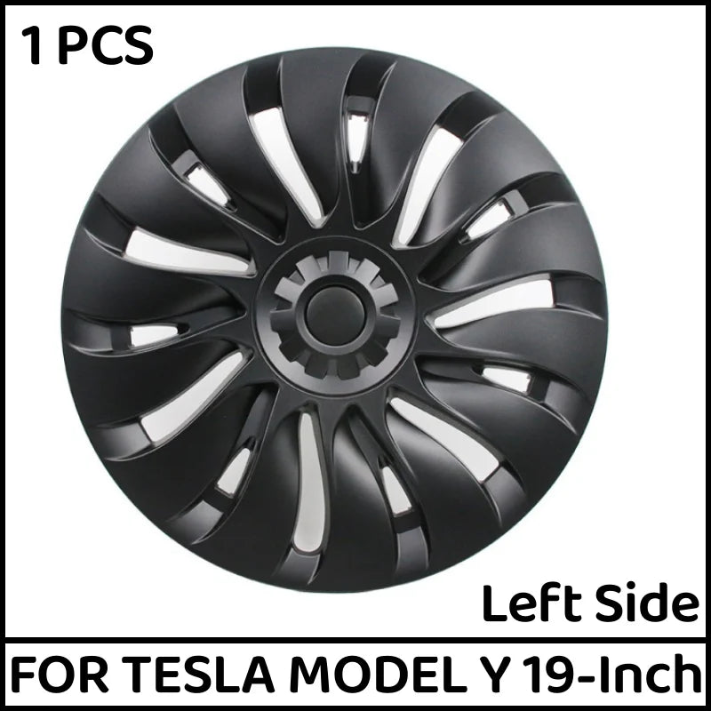 1PC/4PCS 19Inch Wheel Caps Replacement Hub Cap Performance Automobile Wheel Full Rim Cover For Tesla Model Y 2024 Accessories