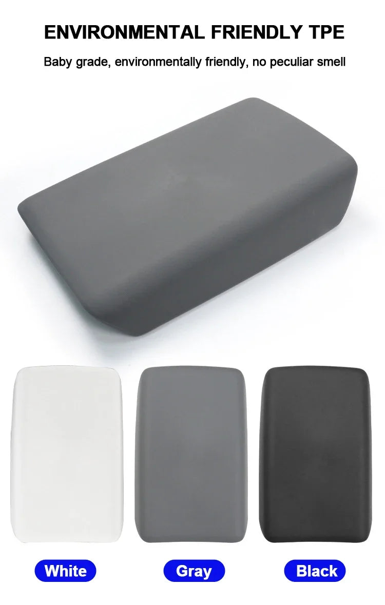For Tesla Model 3 Y 2023 2024 Juniper 2025 Accessories Armrest Protector Box Cover TPE Center Console Panel Pad Model3 Highland