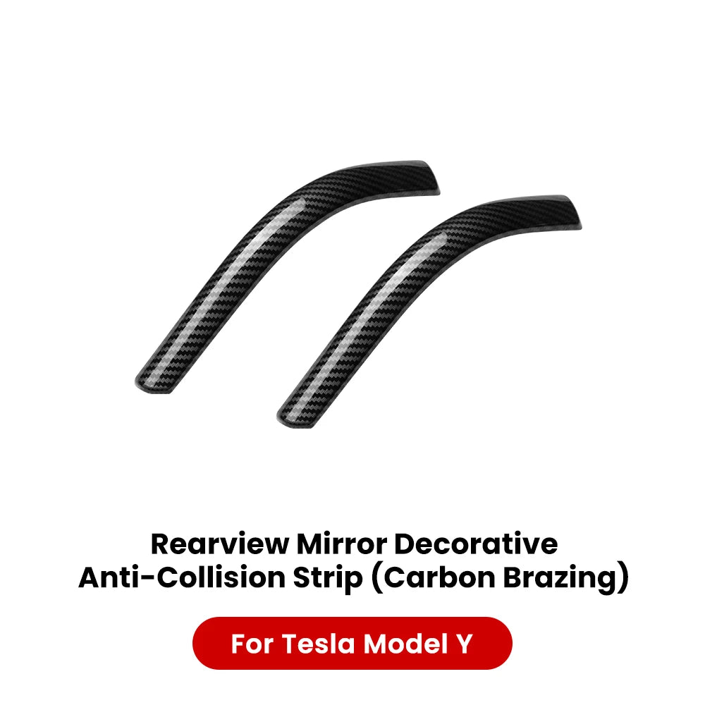 YZ Car Rearview Mirror Protector for Tesla Model 3 Y Highland Juniper 2021-2025 Mirror Protector Vehicle Anti-collision Strip