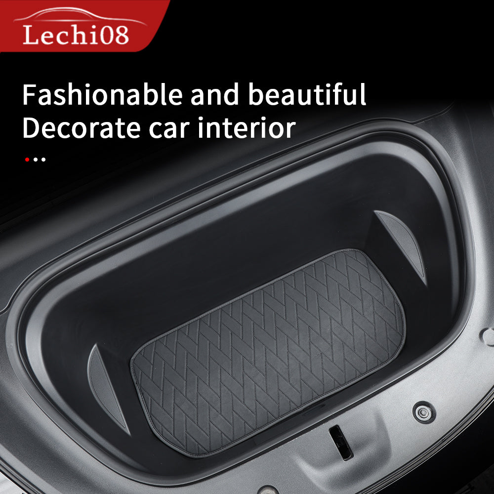 Front  rear Leather trunk For Tesla model Y trunk mat accessories 2020-2023  tesla y accessoires