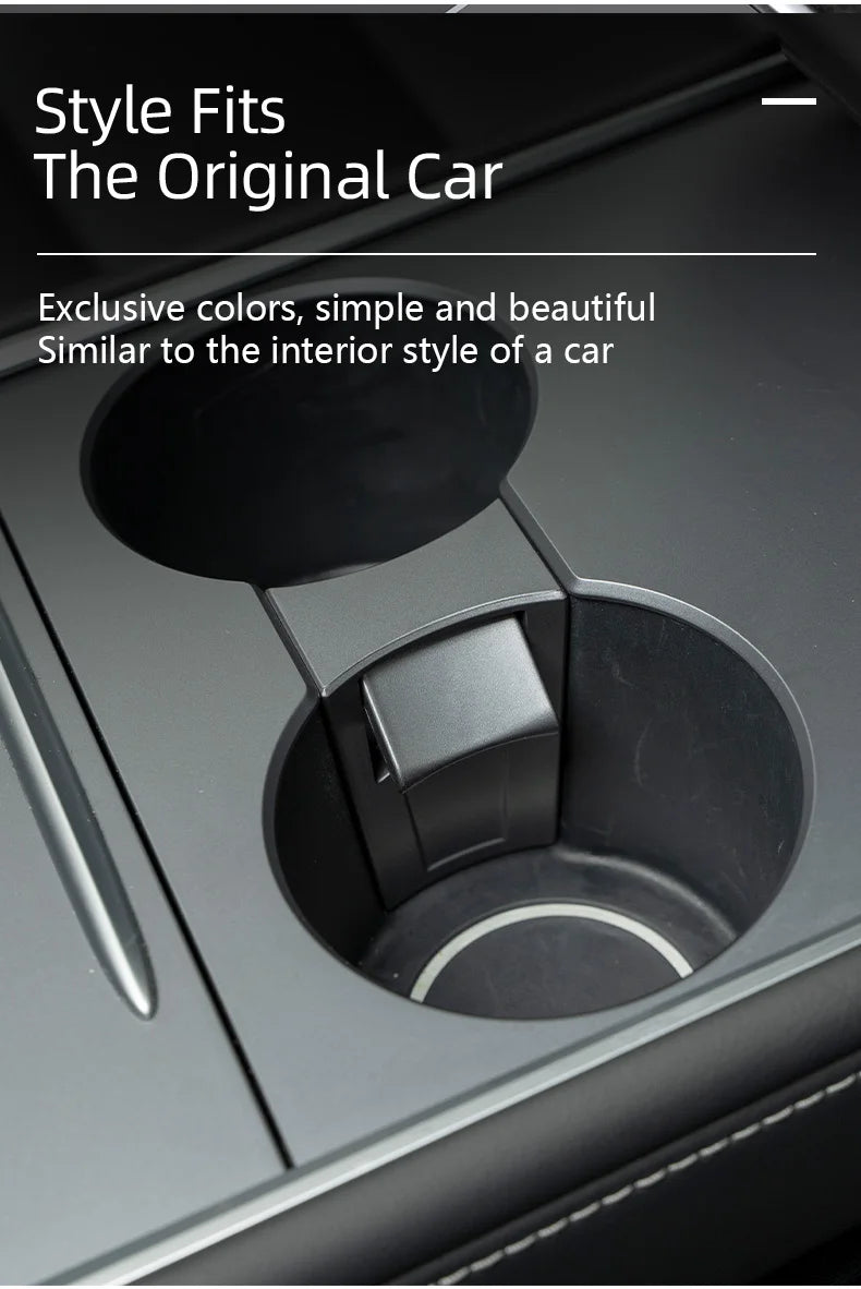 cup holder For tesla model y /model 3 2021-2024 2025 Central control cup holder drink holder Car interior accessories