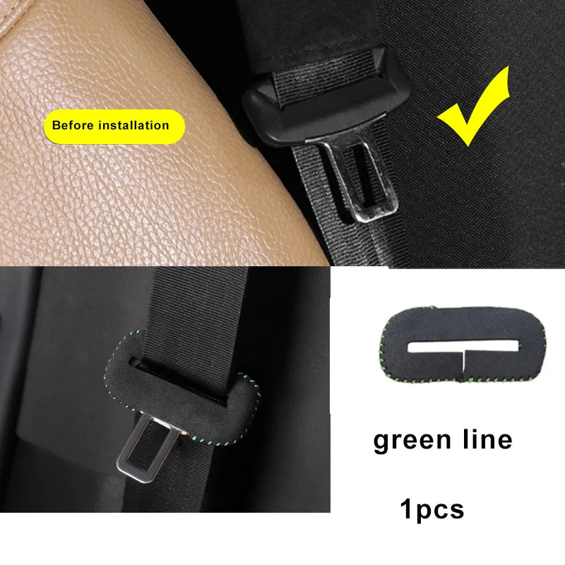 For volvo Audi Kia Skoda BMW Mercedes-Benz Tesla Volkswagen Honda Hyundai Ford  Car Seat Belt Buckle Protector cover accessories