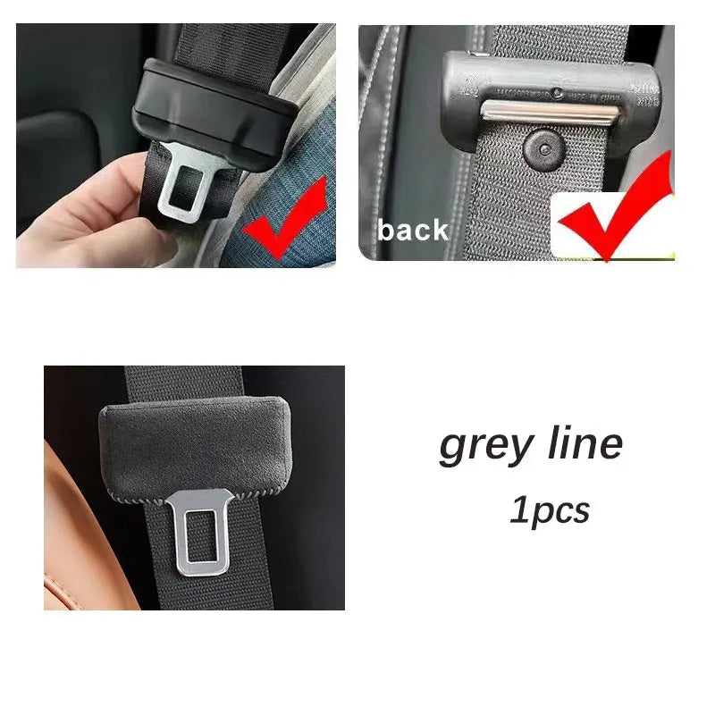 For volvo Audi Kia Skoda BMW Mercedes-Benz Tesla Volkswagen Honda Hyundai Ford  Car Seat Belt Buckle Protector cover accessories