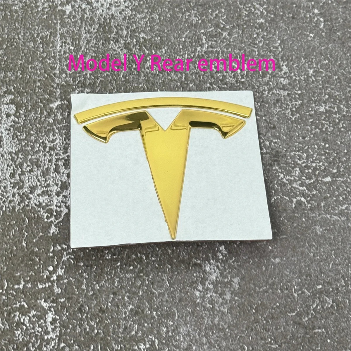 Tesla Car Front Emblem Rear Trunk Emblem Sticke for Model 3 Mode Y metal logo replacement rear and rear logos blackening