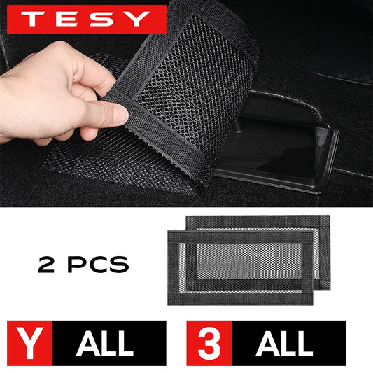 For Tesla Model Y Juniper 2025-2020 Launch Model 3 Highland 2024 Air Outlet Under Seat Protective Cover 1 Pair Vent Mesh Filter