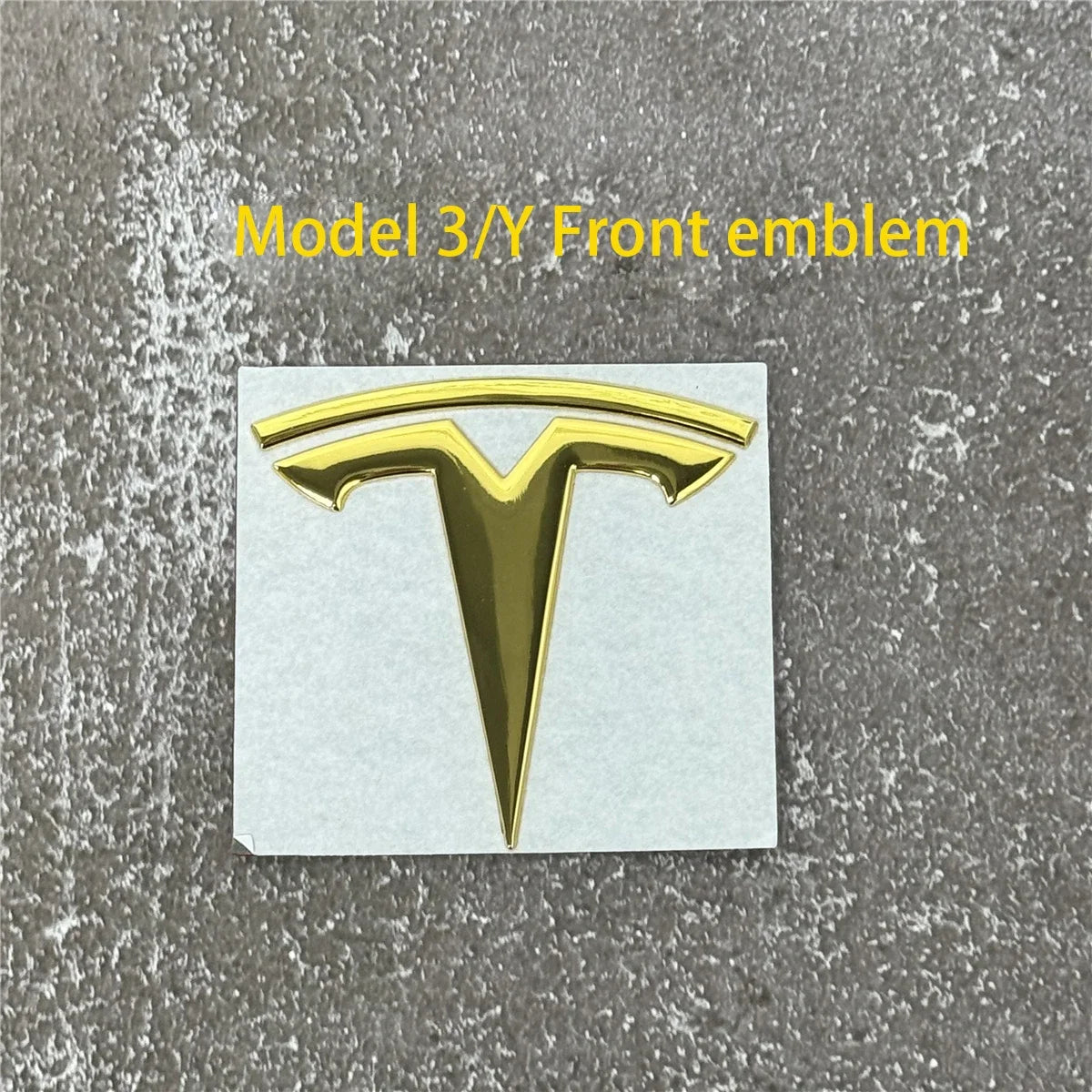 Tesla Car Front Emblem Rear Trunk Emblem Sticke for Model 3 Mode Y metal logo replacement rear and rear logos blackening
