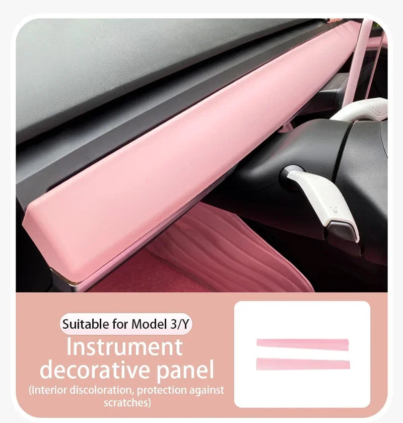 Tesla Model 3 highland Model Y juniper Center Console Storage Box Steering Wheel Cover Screen Frame Armrests Water Cup Limiter