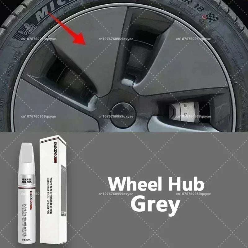 For Tesla Model 3 Y X S Car Paint repair pen Car touch up pen Black white Tesla wheel paint repair agent Paint repair set