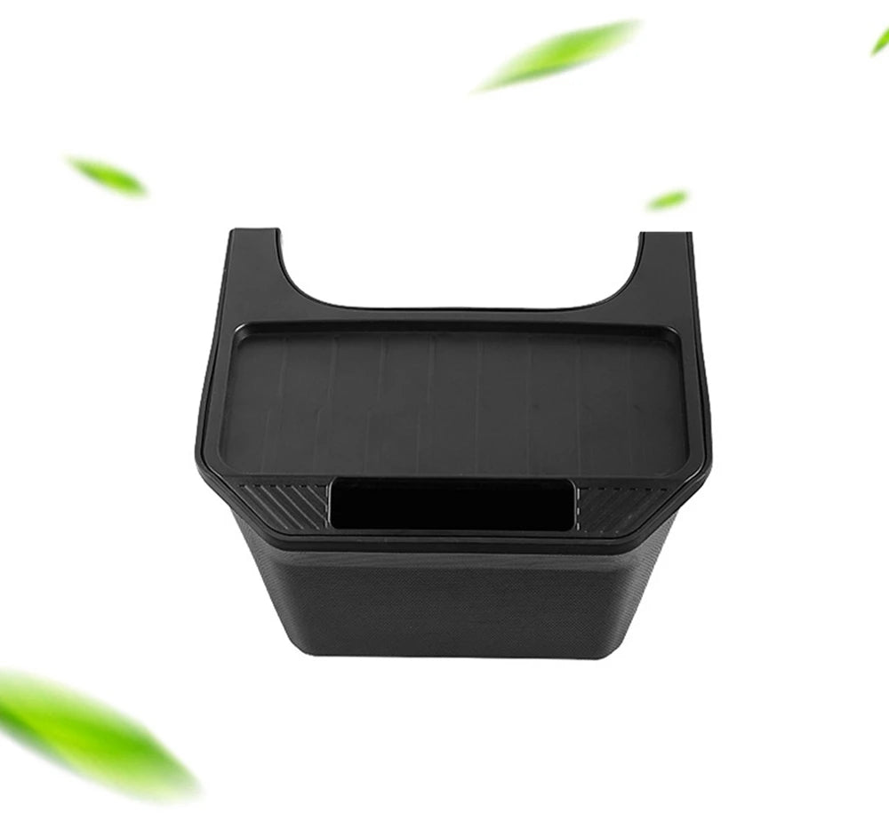 Rear Seat Storage Box for Tesla Model Y Juniper 2025-2021 Organizer Center Console Bins Backseat Trash Can Garbage Accessories