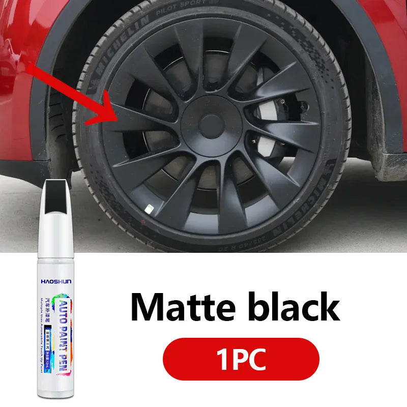 For Tesla Model 3 Y X S Car Paint Scratch Repair Pen Touch Up Paint  Accessories Black Pearl White Silver Deepsea Blue Red