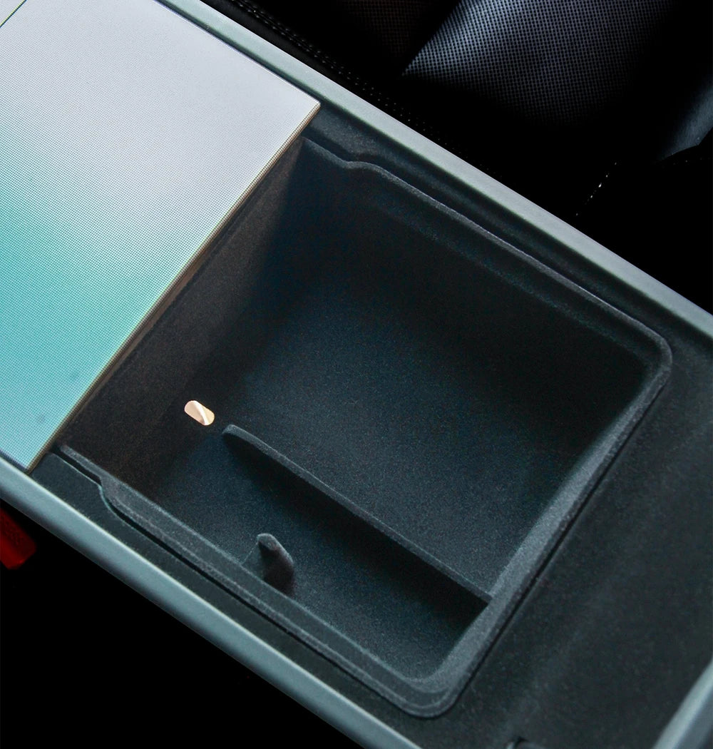 Center Console Trays for Tesla Model Y Juniper 2025 Launch Model 3 Highland Organizer Accessories Armrest Storage Box Cup Holder