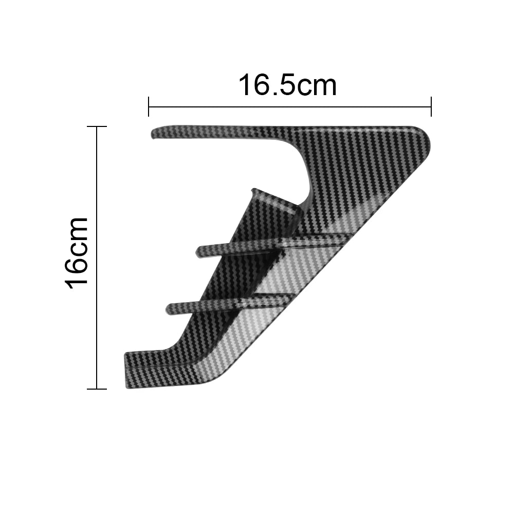 Car Side Camera Flanks Covers Spoiler Decorative Protector Guards Dustproof Carbon Fiber DIY Kit Accessories For Tesla Model 3 Y