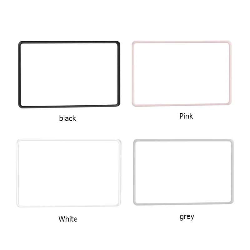 For Tesla Model 3 Y Silicone Protective Frame Edge Cover Central Control Car Accessories Navigation Screen Protector Pink White