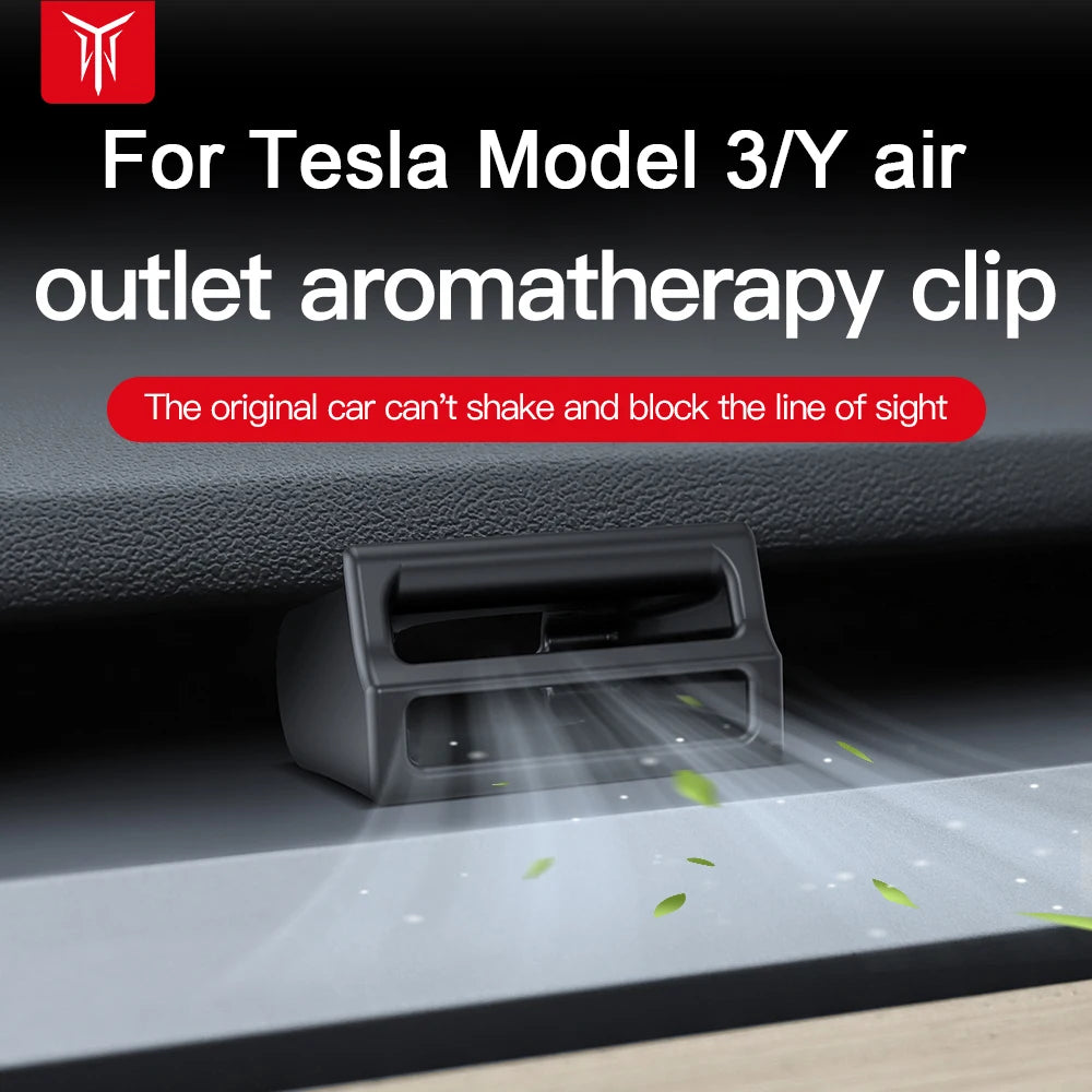 YZ For Tesla Model Y 2021-2024 Air Outlet Aromatherapy Clip Electric Car Interior Car Clip Accessories