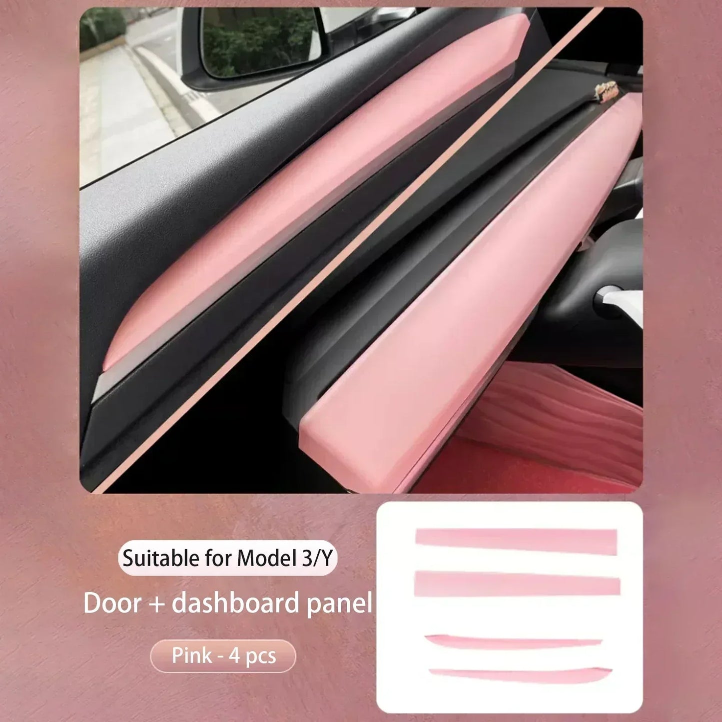 Tesla Model 3 highland Model Y juniper Center Console Storage Box Steering Wheel Cover Screen Frame Armrests Water Cup Limiter