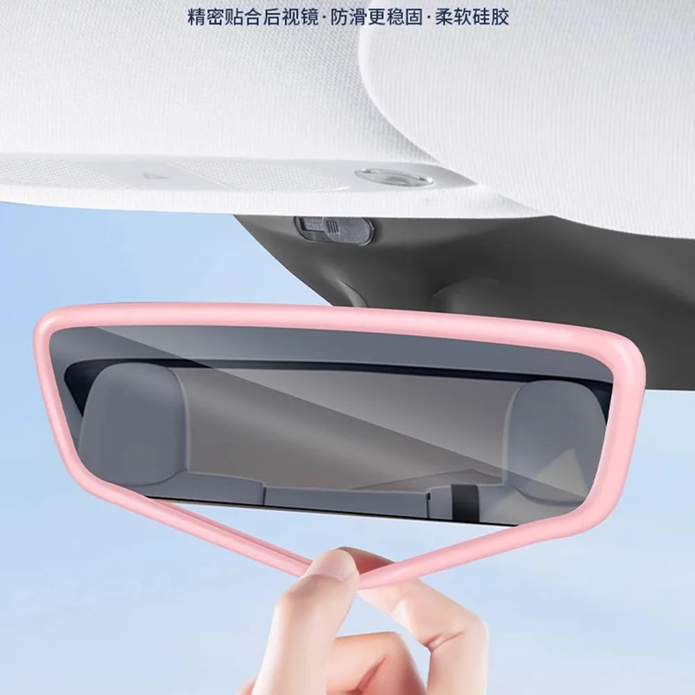 Silicone Screen Protective Frame For Tesla Model 3 Y Edge Cover Central Control Navigation Screen Protector Trim Car Accessories