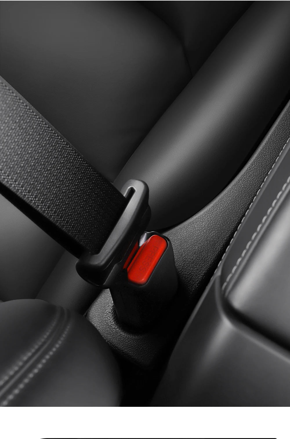YZ For Tesla Car Seat Gap Filler Side Seam Plug Strip Styling Seat Gap Leak-proof Filling Strip Interior Decoration Supplies