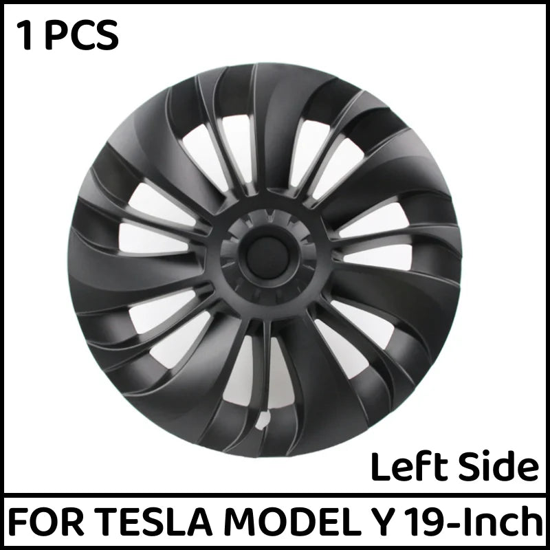 1PC/4PCS 19Inch Wheel Caps Replacement Hub Cap Performance Automobile Wheel Full Rim Cover For Tesla Model Y 2024 Accessories