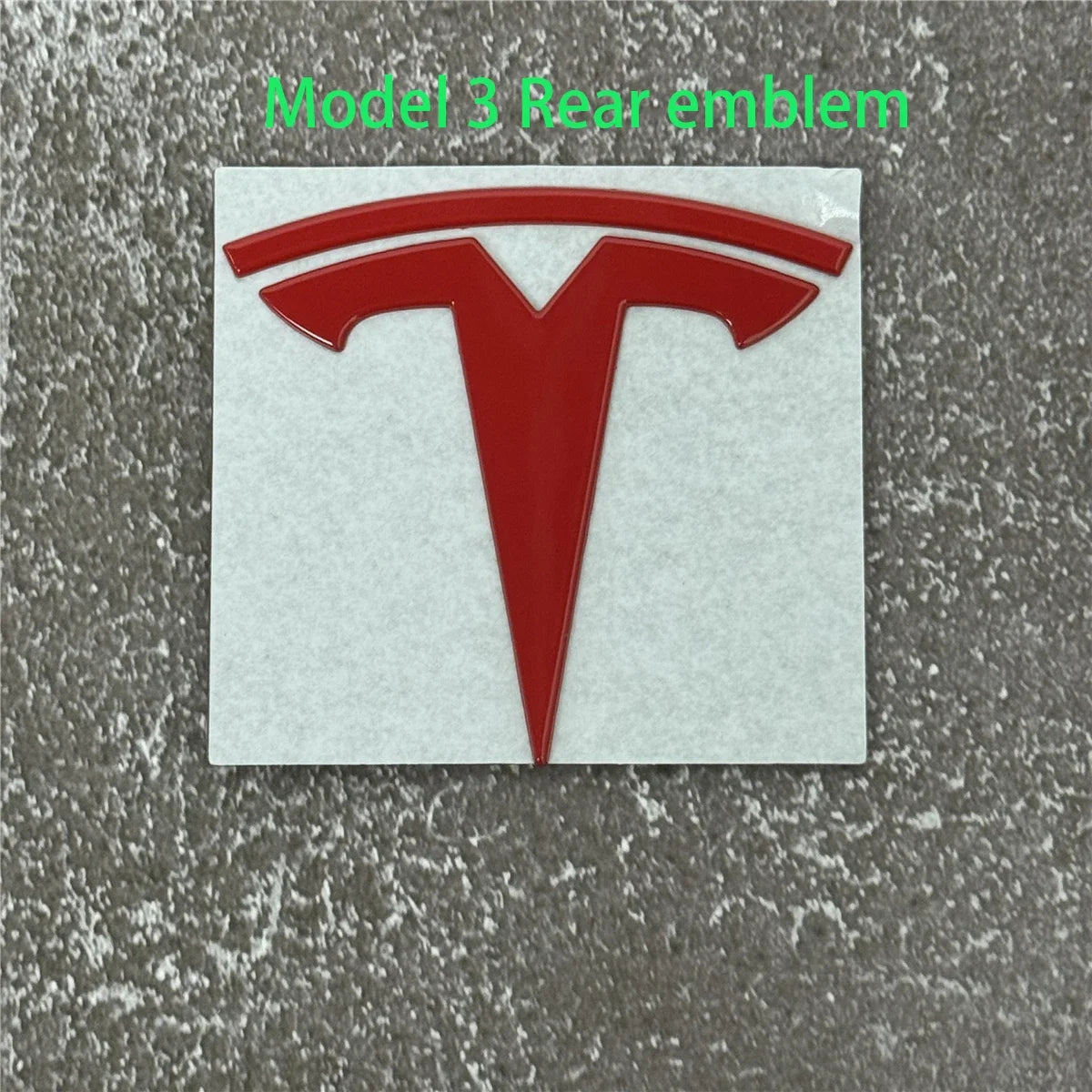 Tesla Car Front Emblem Rear Trunk Emblem Sticke for Model 3 Mode Y metal logo replacement rear and rear logos blackening