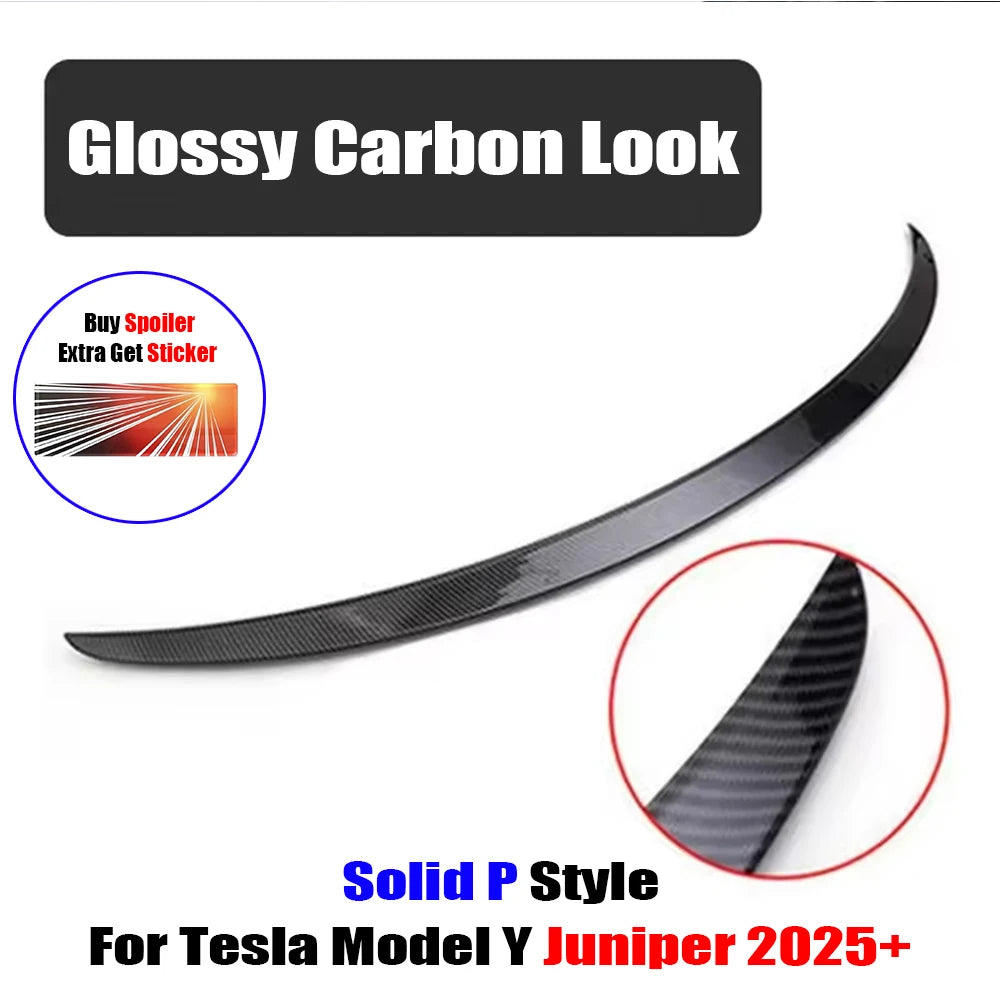 ModelY Juniper 2025 Spoiler Model3 Highland 2024 Accessories Rear Spoilers Wings for Tesla 3/Y 2017-2023 Auto Exterior Parts HOT