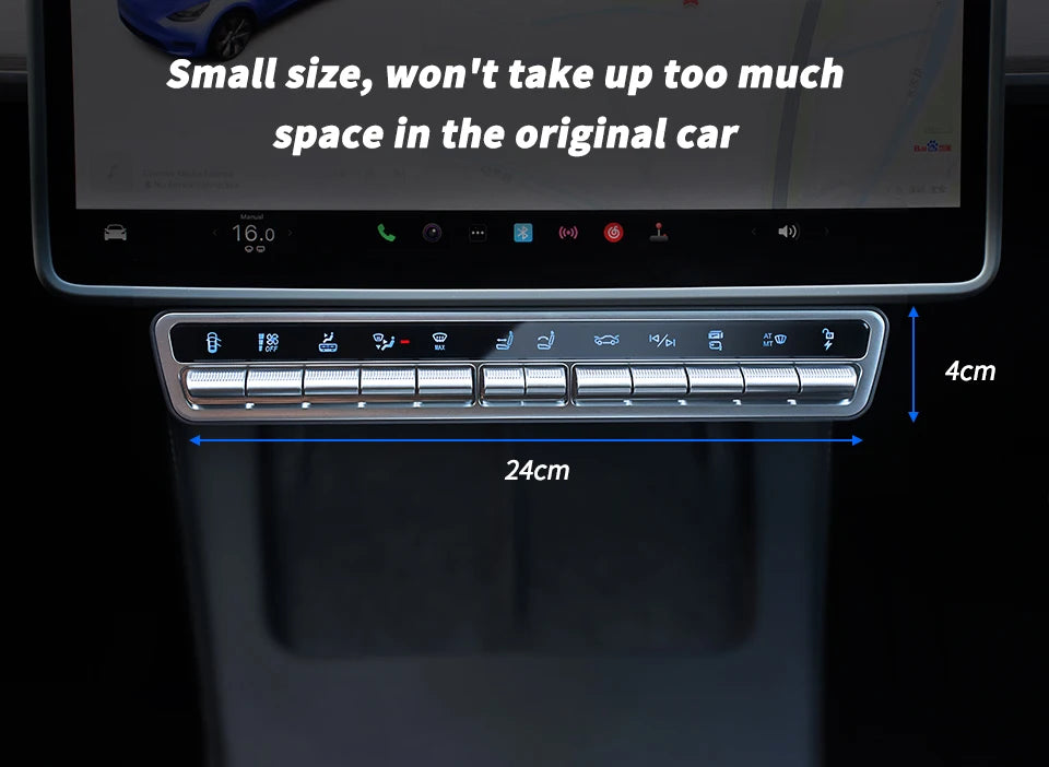 CATRONICS Tesla Physical Control Button Multi-function for Tesla Model 3 & Y 2019-2023 Tesla Model Y 2023 Accessories