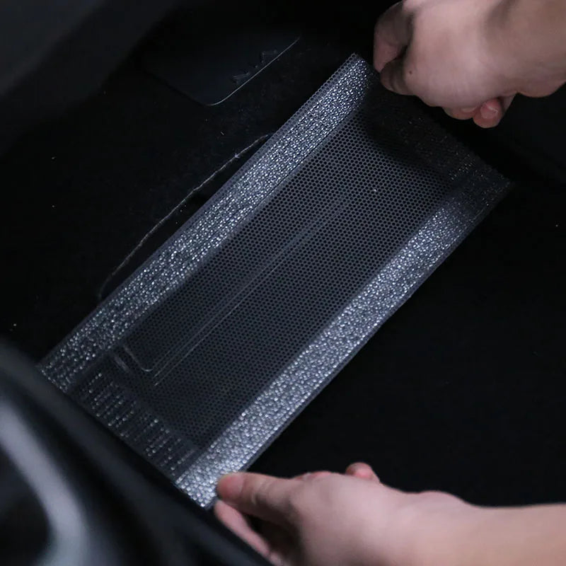 For Tesla Model Y Juniper 2025-2020 Launch Model 3 Highland 2024 Air Outlet Under Seat Protective Cover 1 Pair Vent Mesh Filter