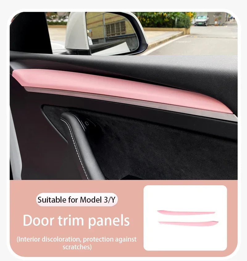 Tesla Model 3 highland Model Y juniper Center Console Storage Box Steering Wheel Cover Screen Frame Armrests Water Cup Limiter
