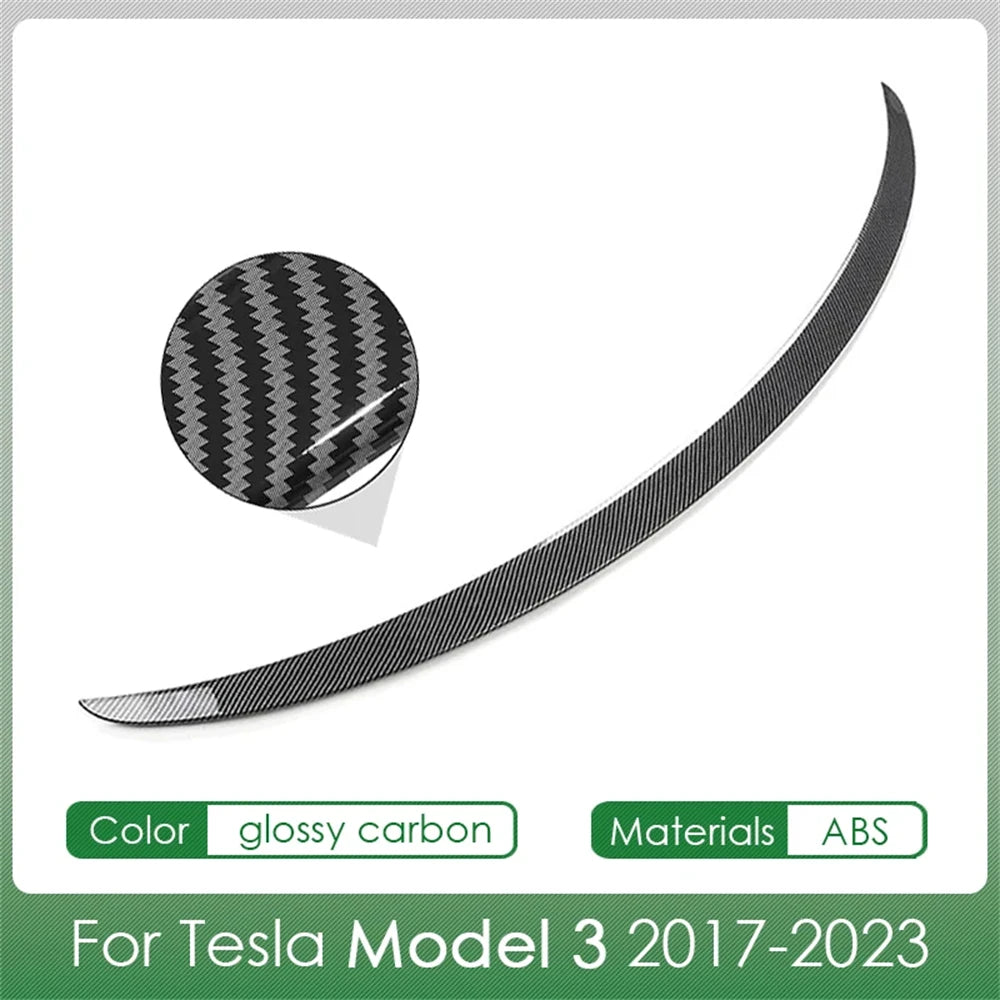 ModelY Juniper 2025 Spoiler Model3 Highland 2024 Accessories Rear Spoilers Wings for Tesla 3/Y 2017-2023 Auto Exterior Parts HOT