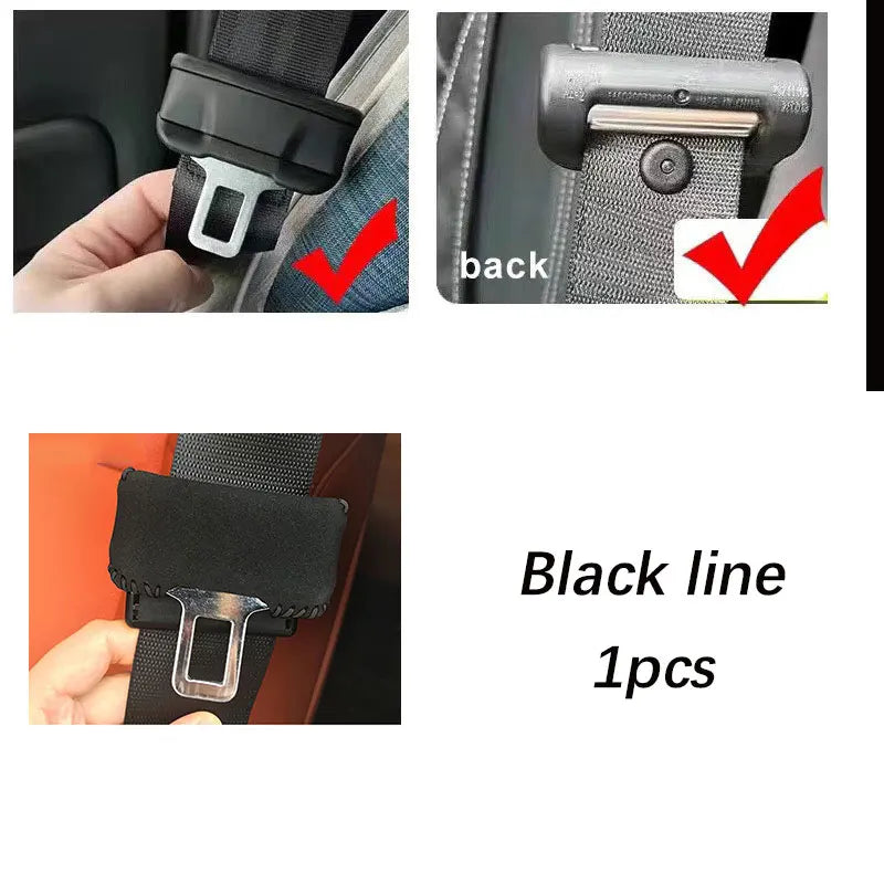 For volvo Audi Kia Skoda BMW Mercedes-Benz Tesla Volkswagen Honda Hyundai Ford  Car Seat Belt Buckle Protector cover accessories