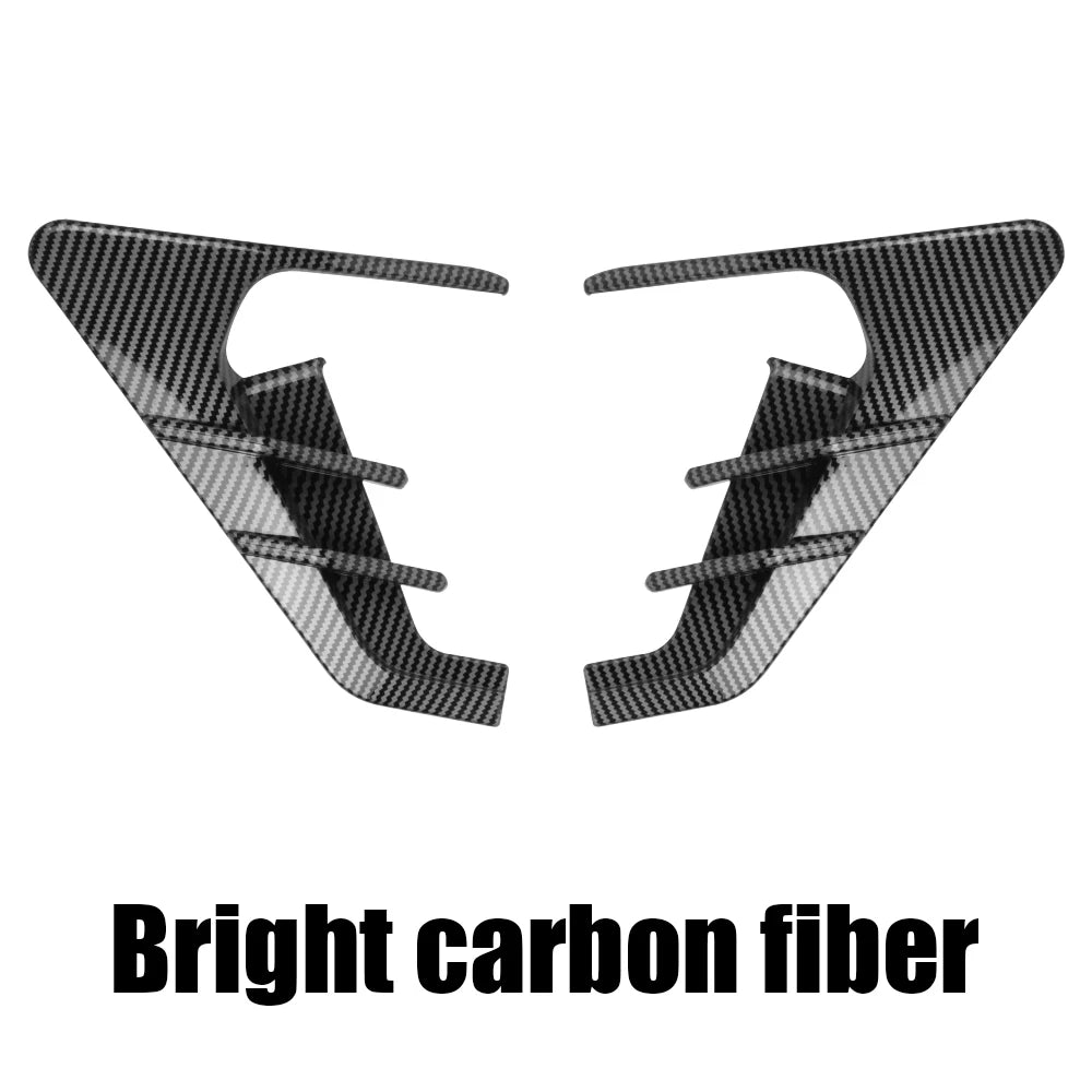 Car Side Camera Flanks Covers Spoiler Decorative Protector Guards Dustproof Carbon Fiber DIY Kit Accessories For Tesla Model 3 Y