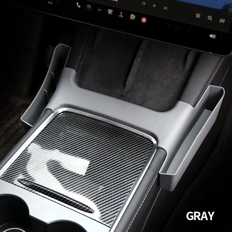 For Tesla Model 3 Y Armrest Both Sides Storage Box Center Console Side Gap Storage Organizer for Tesla Car Interior Modification