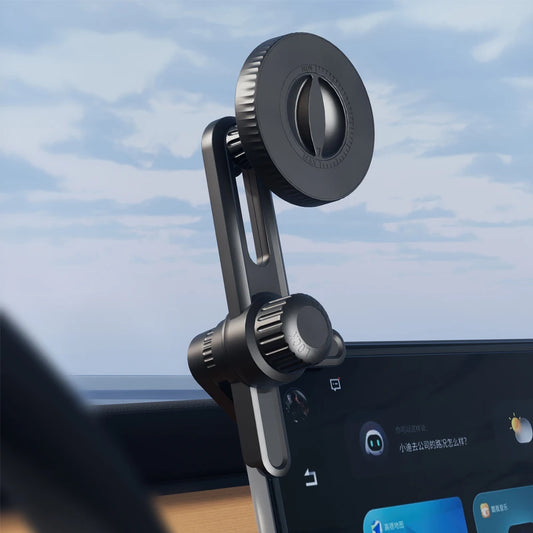 Universal Magnetic Phone Holder For Car Display Screen 360 Degree Rotation Car Mount for iPhone 15 14 MagSafe Tesla Accessories