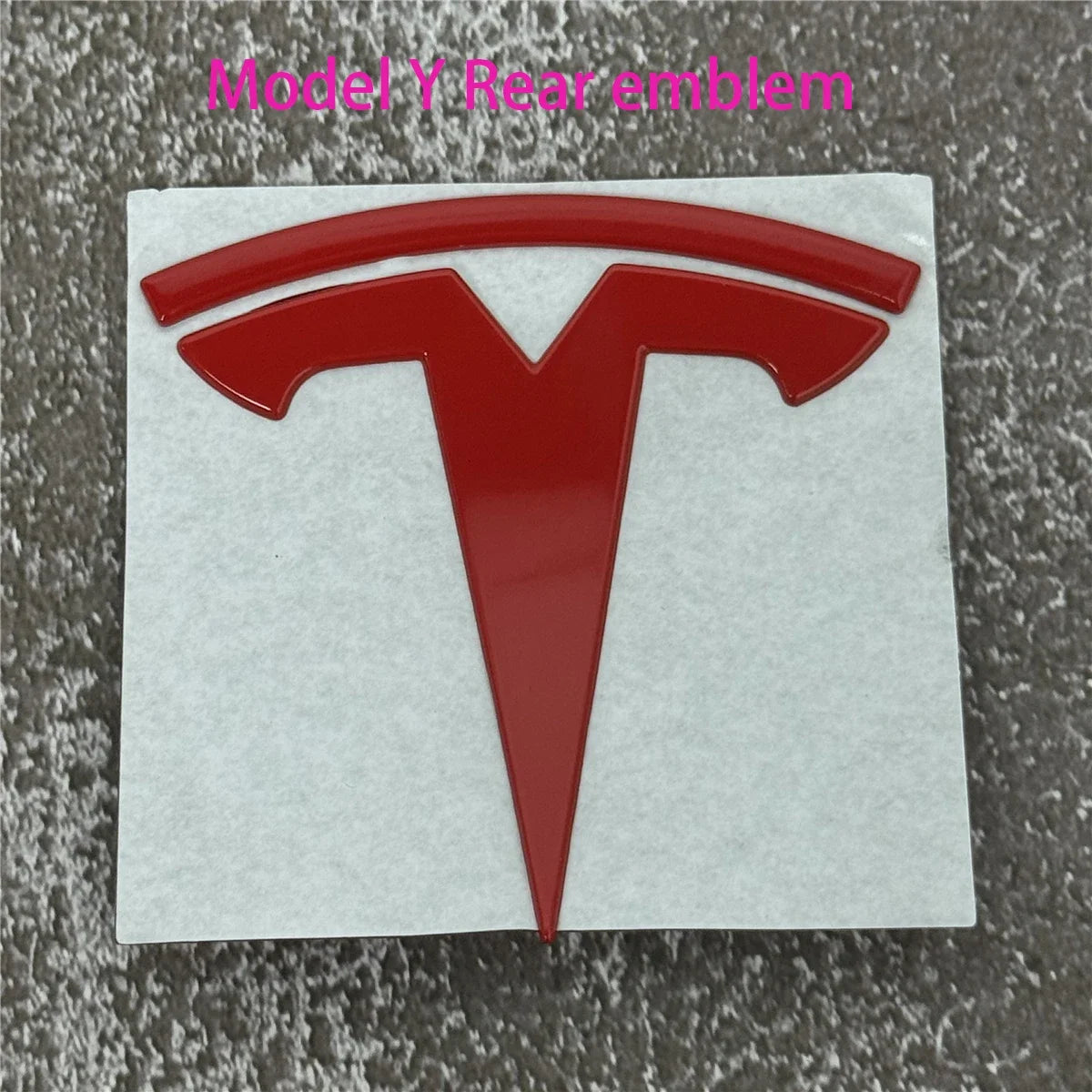 Tesla Car Front Emblem Rear Trunk Emblem Sticke for Model 3 Mode Y metal logo replacement rear and rear logos blackening