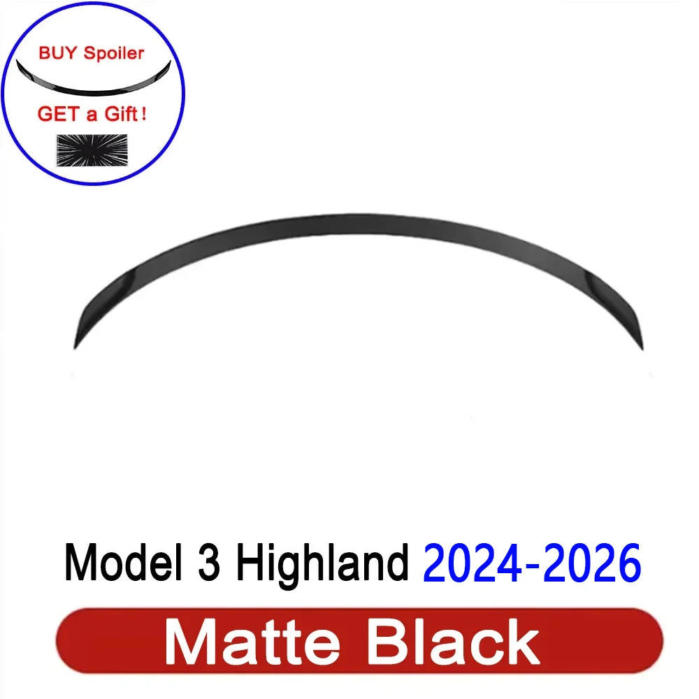 ModelY Juniper 2025 Spoiler Model3 Highland 2024 Accessories Rear Spoilers Wings for Tesla 3/Y 2017-2023 Auto Exterior Parts HOT
