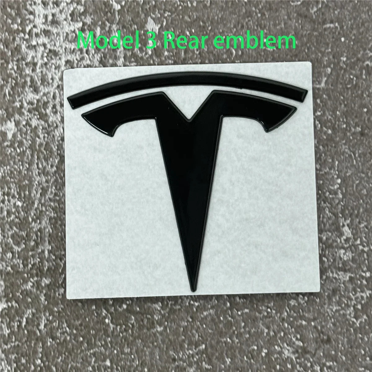 Tesla Car Front Emblem Rear Trunk Emblem Sticke for Model 3 Mode Y metal logo replacement rear and rear logos blackening