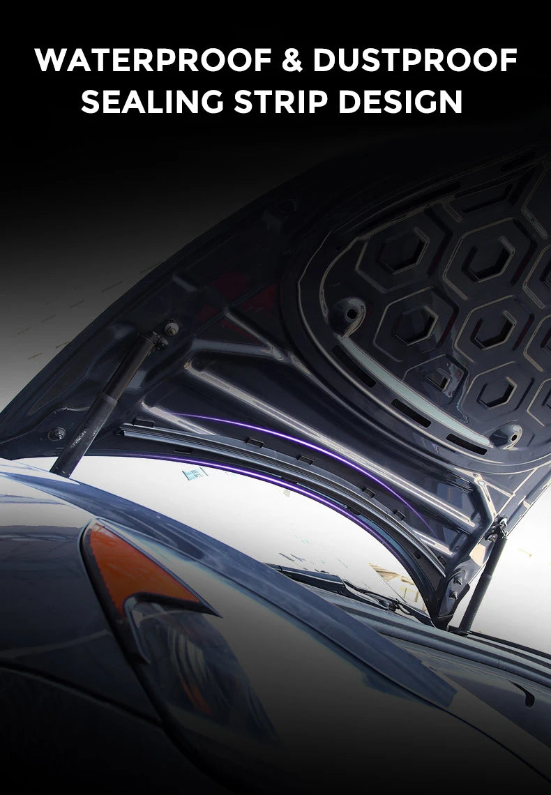 Front Waterproof Chassis Cover Water Strip For 18-24 Tesla Model 3 Y Air inlet protective cover modification accessories