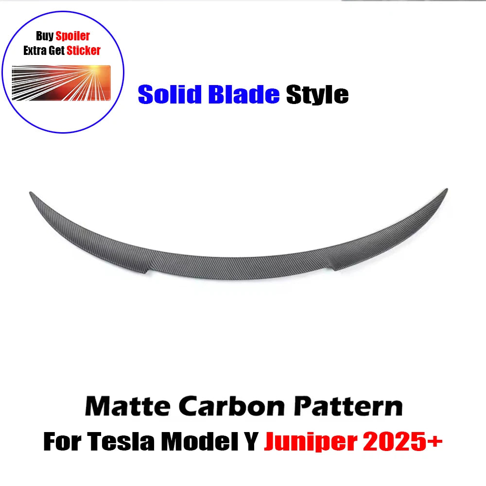 ModelY Juniper 2025 Spoiler Model3 Highland 2024 Accessories Rear Spoilers Wings for Tesla 3/Y 2017-2023 Auto Exterior Parts HOT