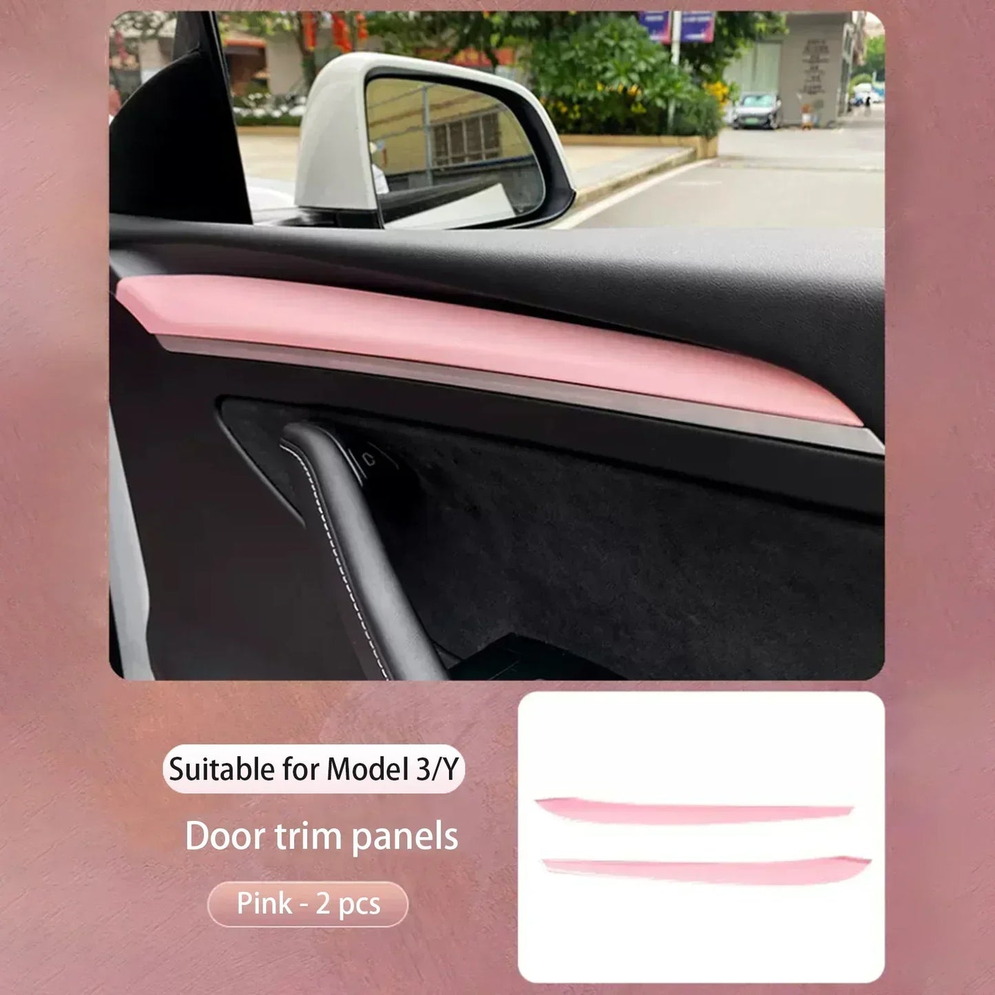 Tesla Model 3 highland Model Y juniper Center Console Storage Box Steering Wheel Cover Screen Frame Armrests Water Cup Limiter
