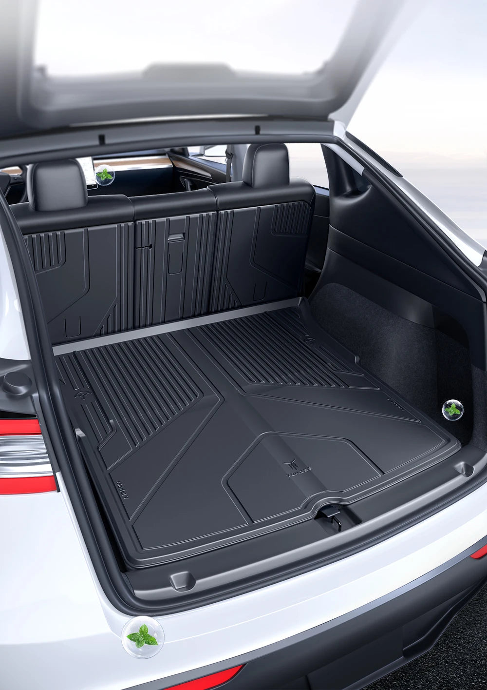 YZ For Tesla Model Y Model 3 All-Weather Waterproof TPE Seat Cover Foot Pad Trunk Mats 2021-2023 Tesla  Car Accessories
