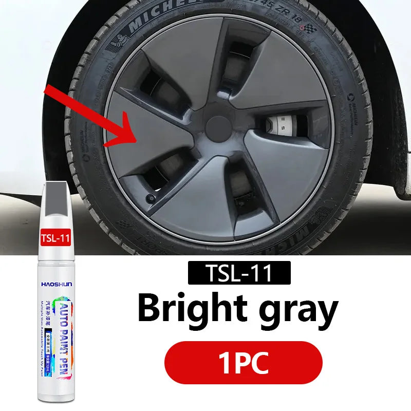For Tesla Model 3 Y X S Car Paint Scratch Repair Pen Touch Up Paint  Accessories Black Pearl White Silver Deepsea Blue Red
