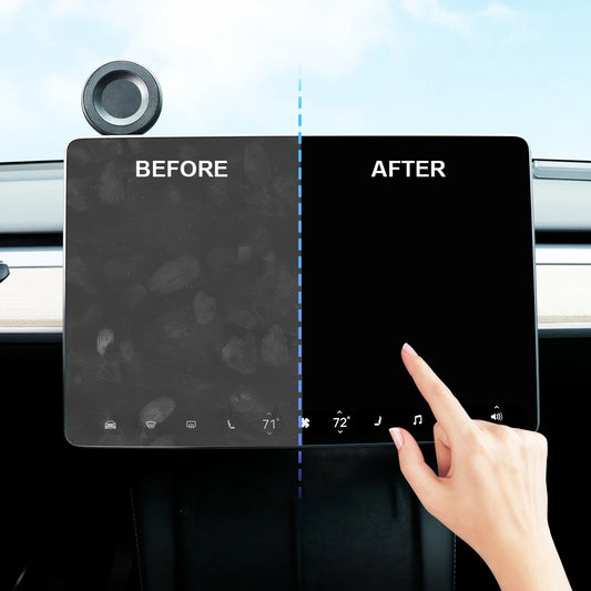 HD Matte Tempered Glass Screen Protector For Tesla Model 3 Y Accessories 2024 2023 2022 Center Display Film Anti-glare