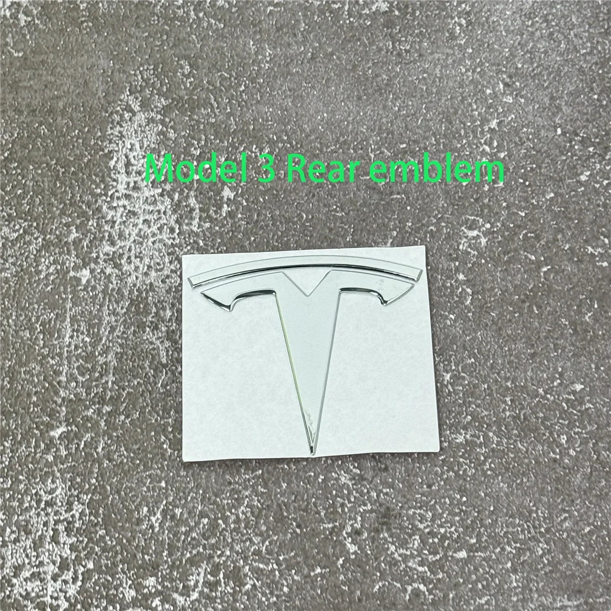 Tesla Car Front Emblem Rear Trunk Emblem Sticke for Model 3 Mode Y metal logo replacement rear and rear logos blackening