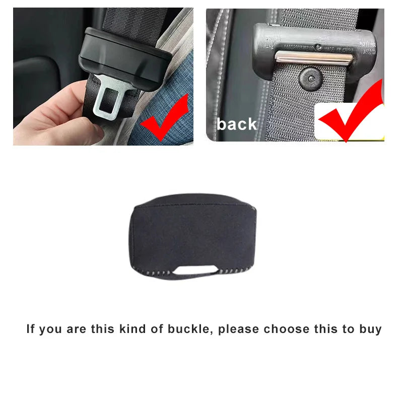For volvo Audi Kia Skoda BMW Mercedes-Benz Tesla Volkswagen Honda Hyundai Ford  Car Seat Belt Buckle Protector cover accessories