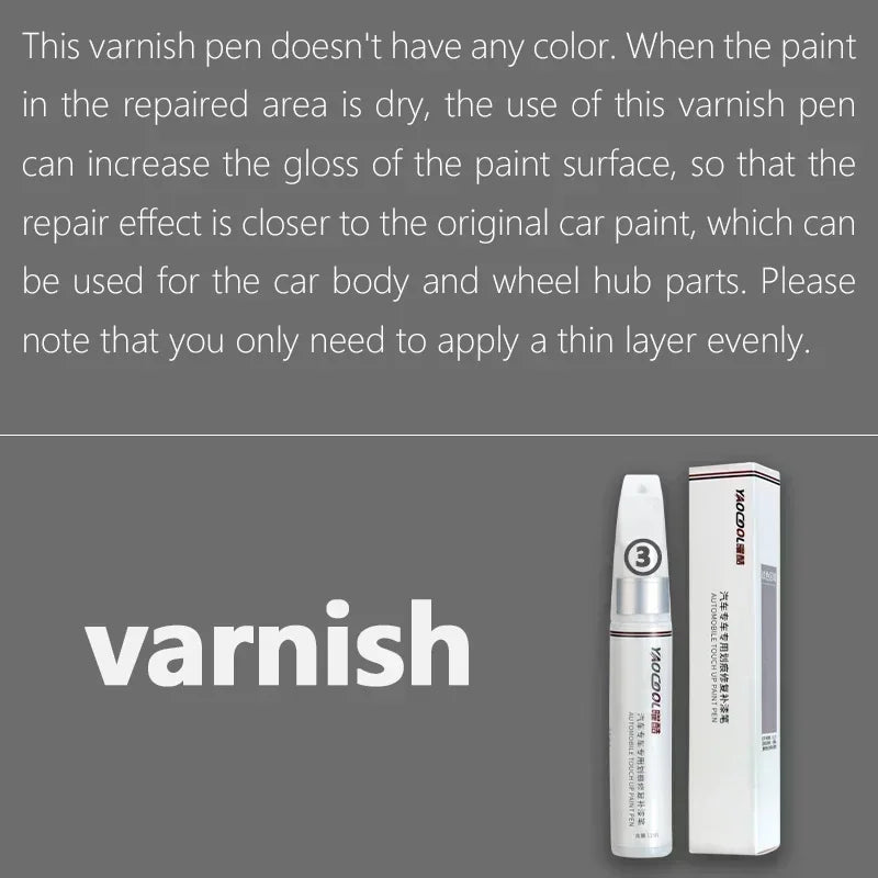 For Tesla Model 3 Y X S Car Paint repair pen Car touch up pen Black white Tesla wheel paint repair agent Paint repair set