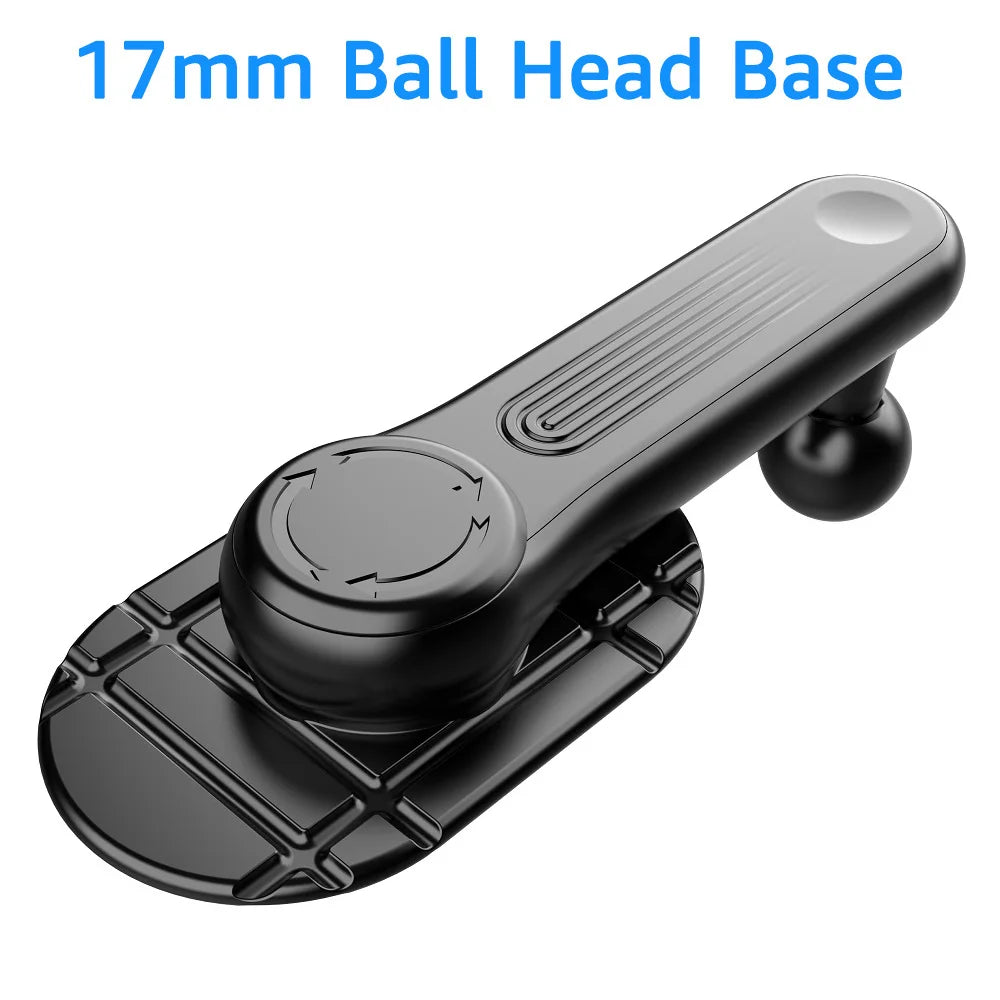 Universal 17mm Ball Head Base for Car Phone Holder Stand Adhesive Car Mobile Phone Mount Accessories for Tesla Model 3 Model Y