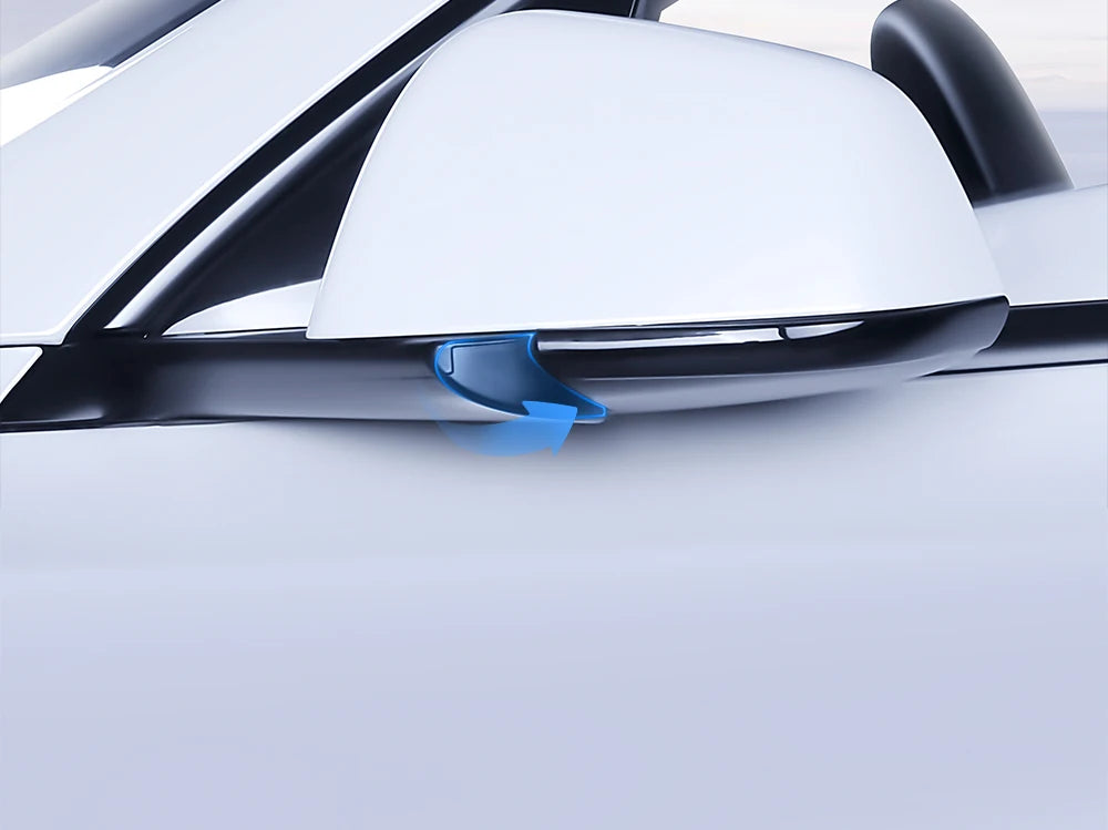 YZ Car Rearview Mirror Protector for Tesla Model 3 Y Highland Juniper 2021-2025 Mirror Protector Vehicle Anti-collision Strip