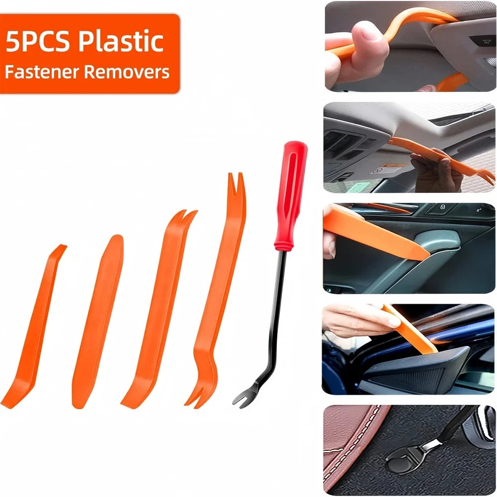 Auto Door Clip Panel Trim Removal Tools Kits For Various Vehicle Models BMW Toyota Hyundai Benz Tesla